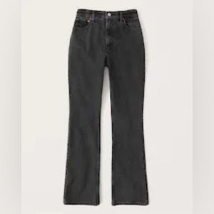 Abercrombie & Fitch Curve Love High Rise Black Jeans